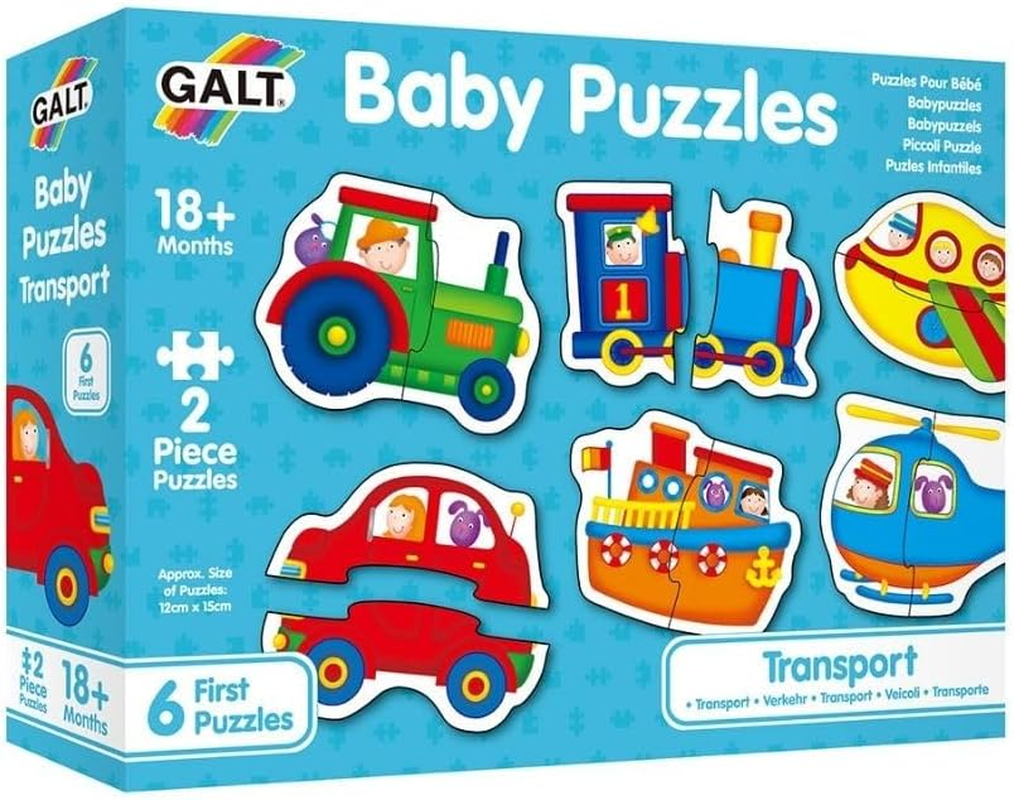 Galt - Baby Puzzles - Transport - 2 Piecess image number 3
