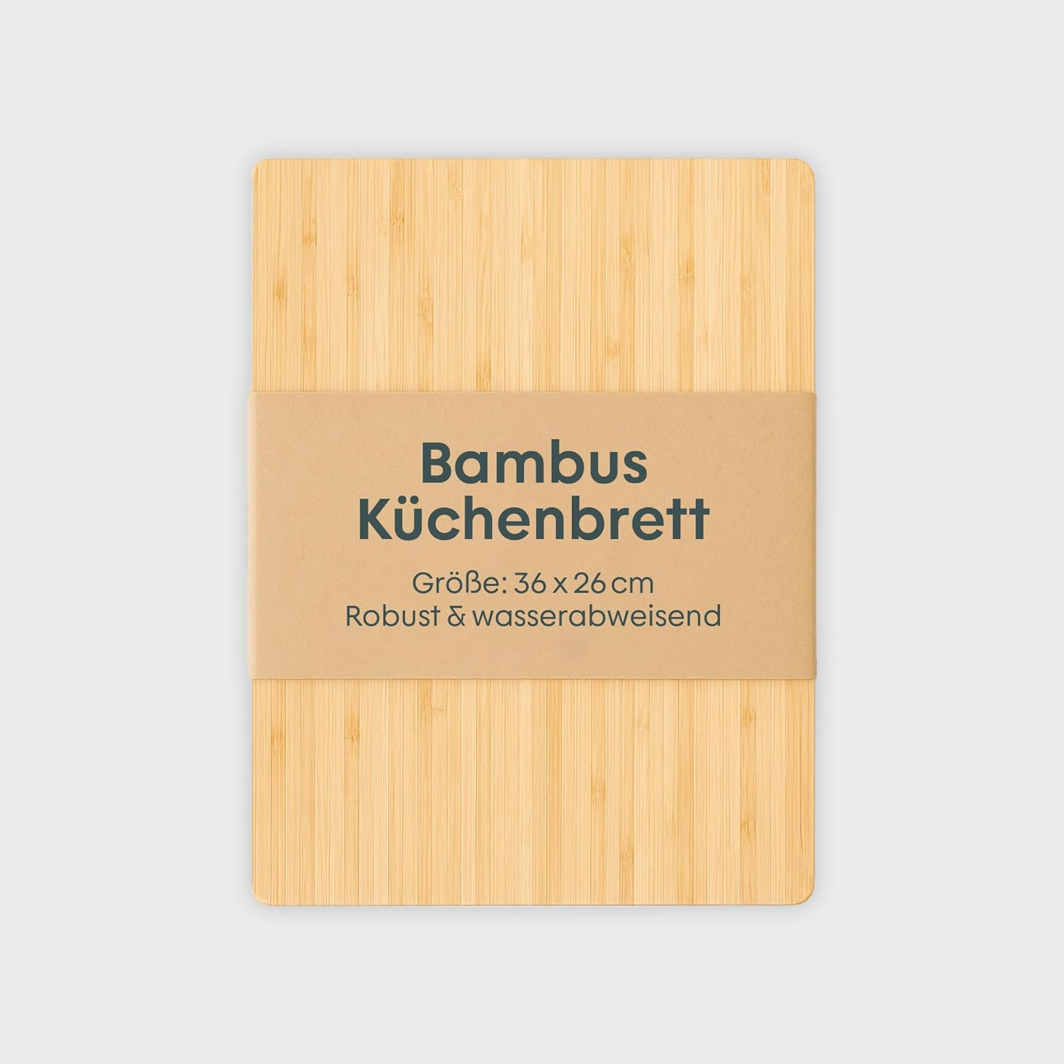 BOXIO - Board: Premium Bamboo Chopping Board, 36 X 26 Cm Fits Perfect as a Wooden Lid for Wash & Toilet - Large Kitchen Board, Wooden Chopping Board, Wooden Board, Kitchen, Bamboo Breakfast Board