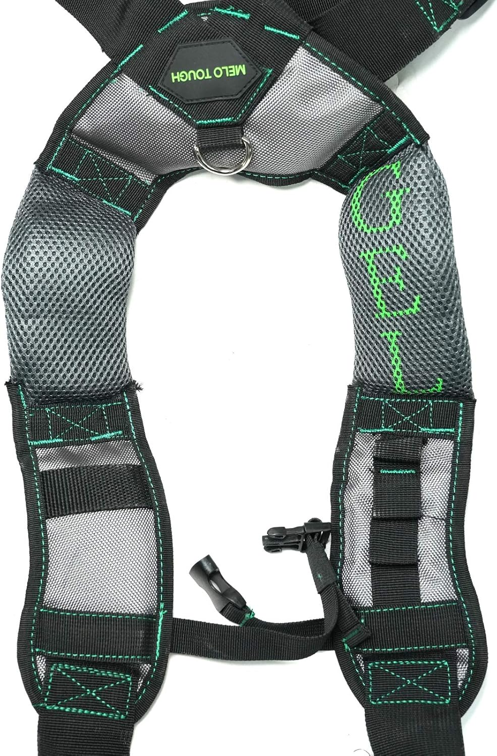 MELOTOUGH Gel Construction Work Suspender Tool Belt Braces with Gel Shoulder Pad Detachable Phone Holder (Trigger Snap Hook End Work Suspenders)&hellip; image number 4