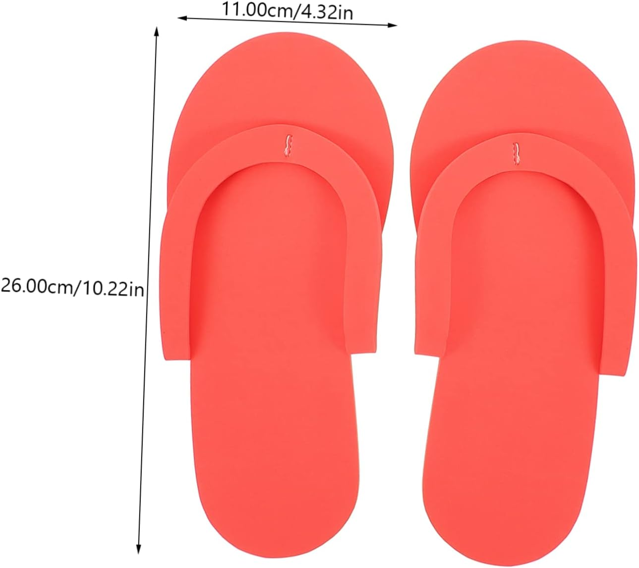 Anneome 12 Pairs Disposable EVA Pedicure Slippers for Guests Slip Lightweight Footwear for Spa Hotel Travel and Home Use Random Style Portable and Hygienic Guest Shoes image number 6