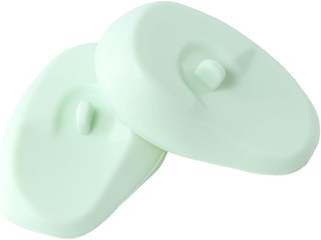 2 Pairs Waterproof Silicone Ear Covers for Hair Coloring & Dyeing - Ear Protectors & Shower Shield Earmuffs - Salon Styling Accessories (Style 1, One Size) image number 5