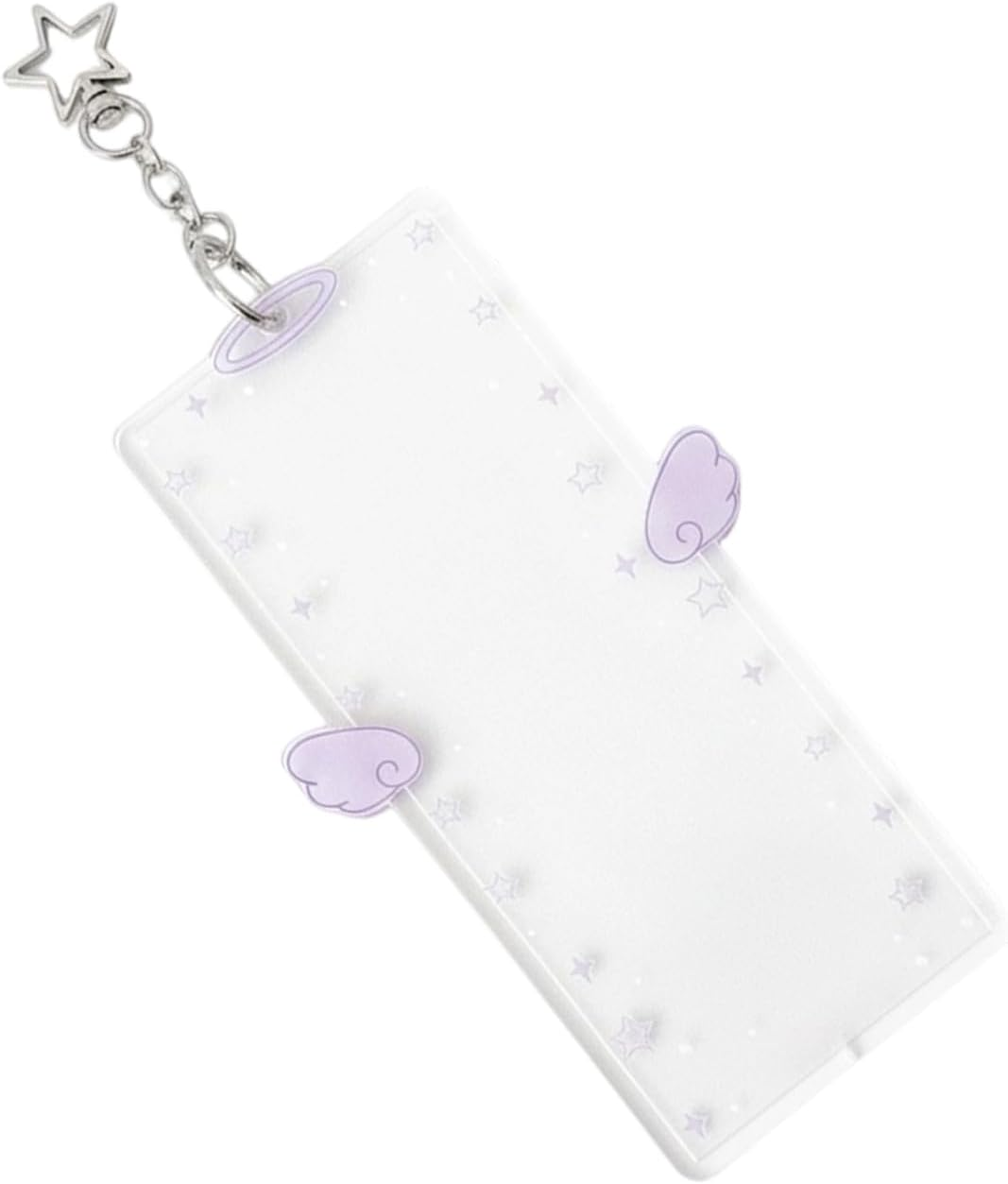 Photo Keychain Holder | 17X9Cm Cute Acrylic Clip | Clear Acrylic Photo Keychain Holder - for Women Men Kids Friends Valentines Day Birthday Holiday Party Favors Bag Purse