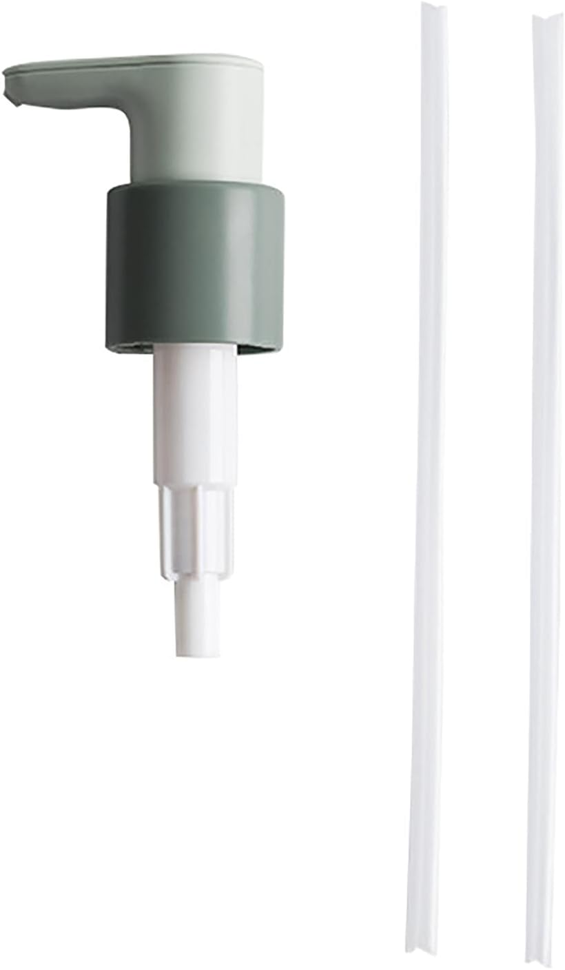 Beauty Liquid Shampoo Salon Top Pump Locking Dispenser Ideal for Shampoo Bottles 1 Pump Head 2 Pipe Extruders Green