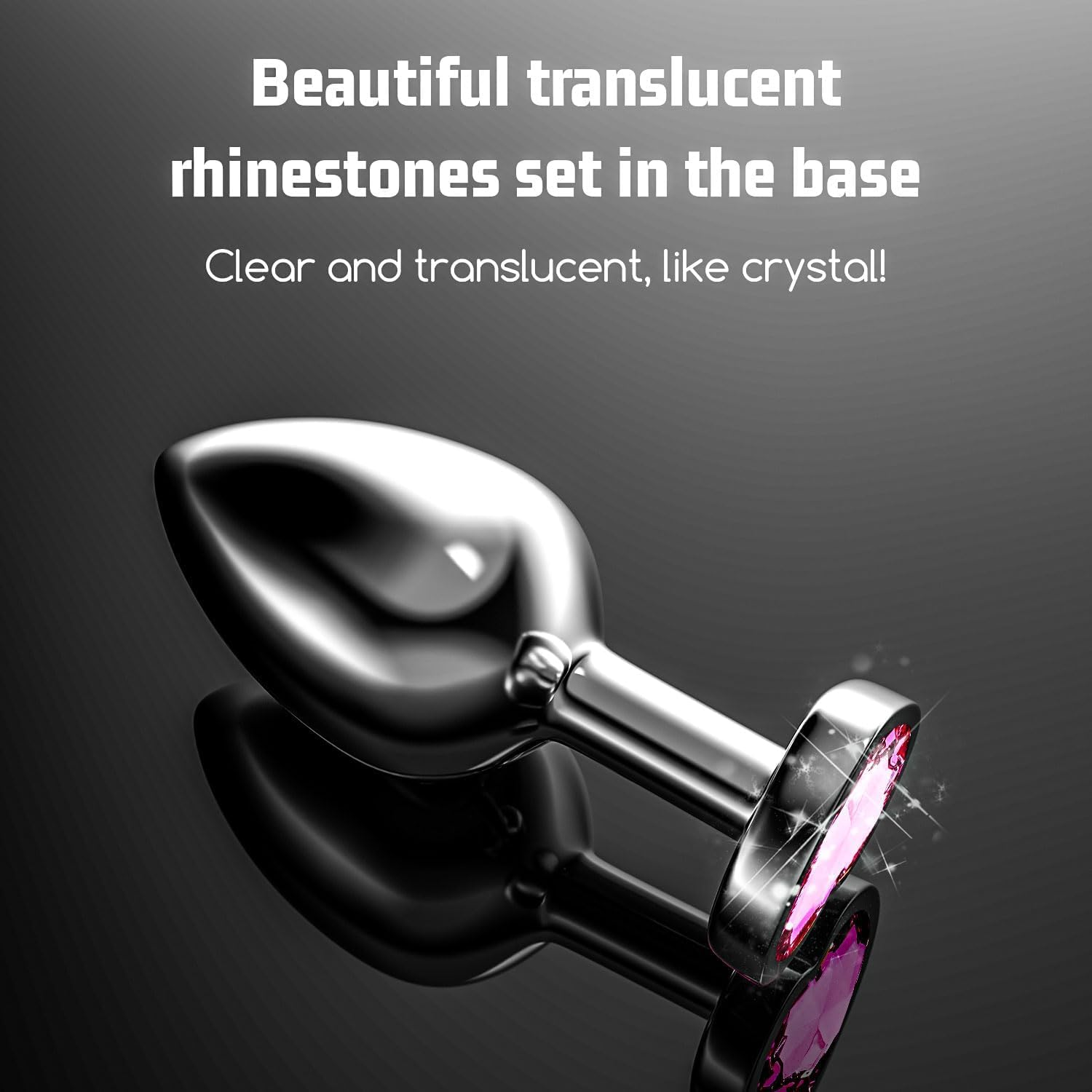 3Pcs Stainless Steel Toys Plug，Kit Portable Plug Butt for Women Trainer Kit Anales，Adult Toys Relaxing Toys Tool for Men Women Sunglasses(Pink)-V1-V2