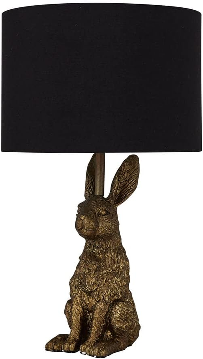 Rabbit Sitting Table Lamp -Gold image number 1
