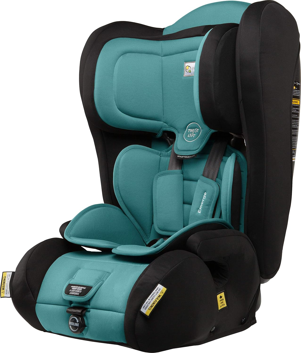 Infasecure Emerge Astra Harnessed Car Seat for 6 Months to 8 Years, Aqua (CS9013)