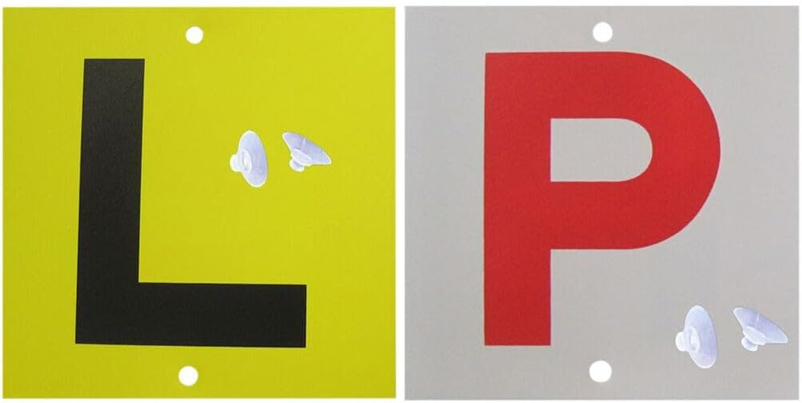 Handy Automotive Reversible L and P Plate Red, (Pack of 2)