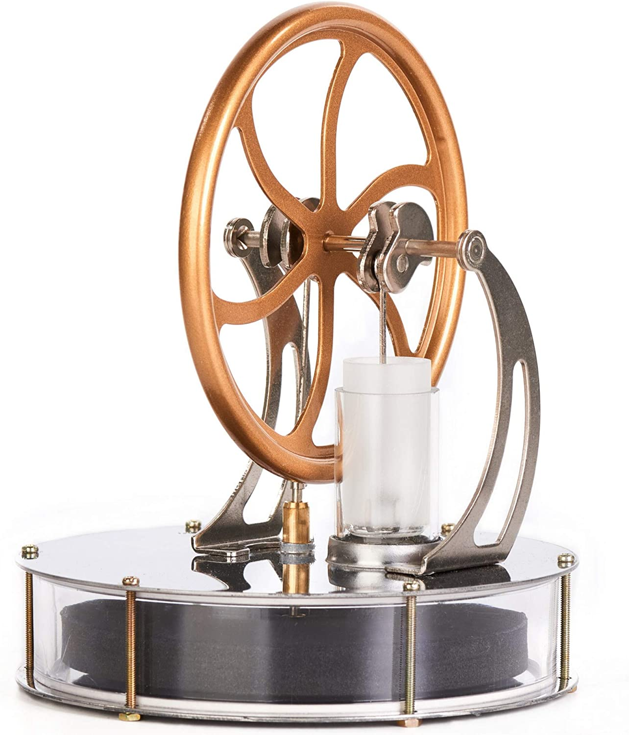 Sunnytech Low Temperature Stirling Engine Motor Steam Heat Education Model Toy Kit (LT001) - Grey image number 7