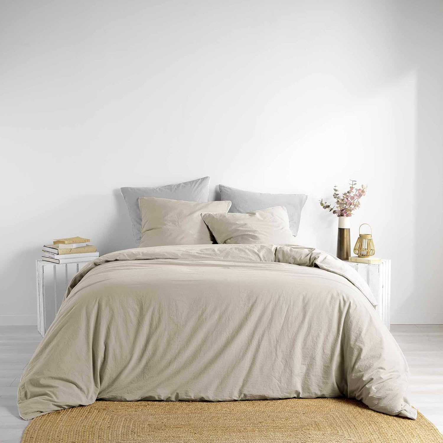 Douceur D'Int&eacute;rieur, Linette 3-Piece Bedding Set 260 X 240 Cm Linen 100% Cotton image number 2