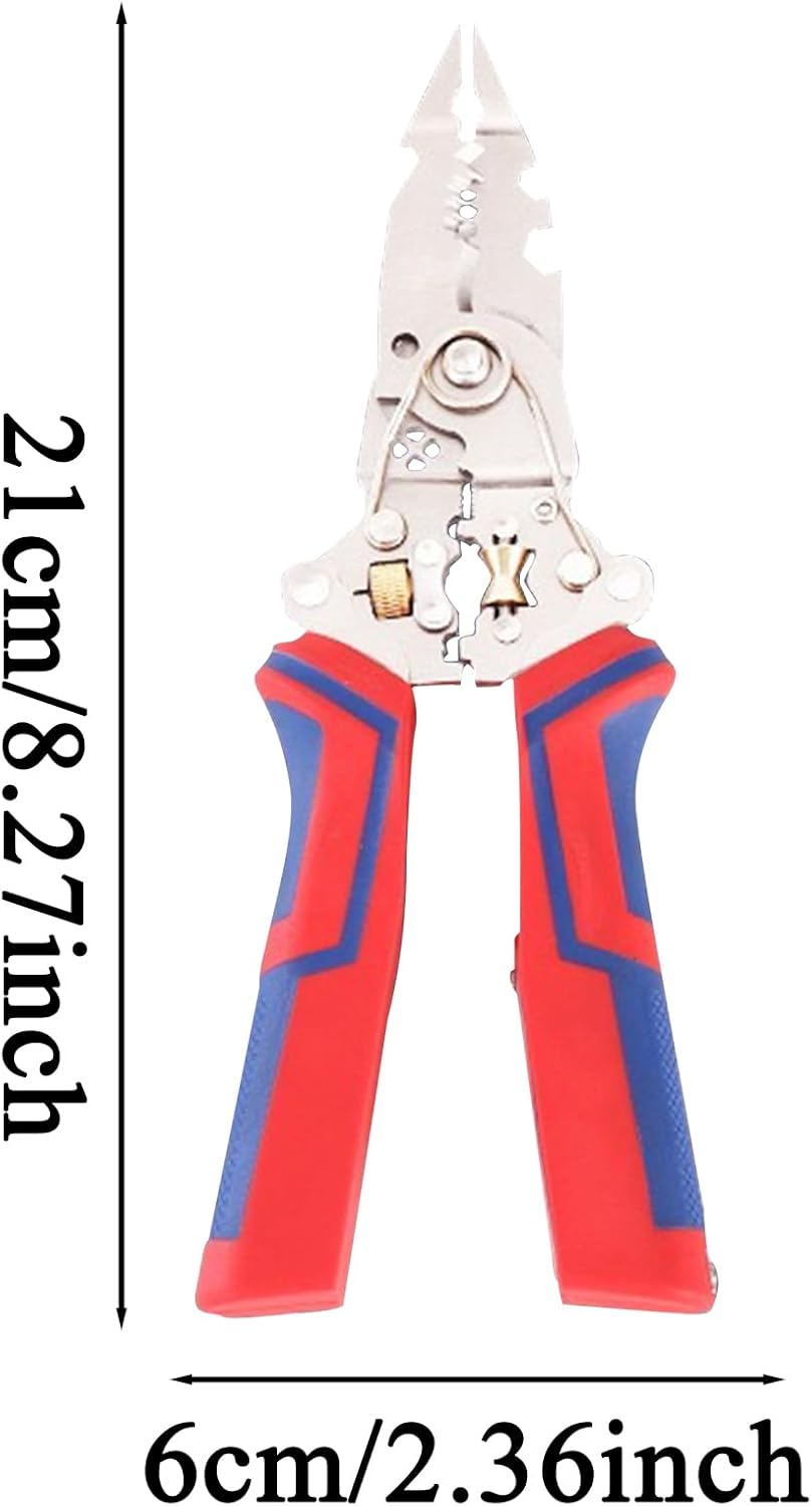 Wire Stripper | Foldable Electrical Pliers | 13-In-1 Electrician Repair Splitter Cable Stripping Tool for Daily Automotive Home Industrial Commercial Marine Electronics image number 6