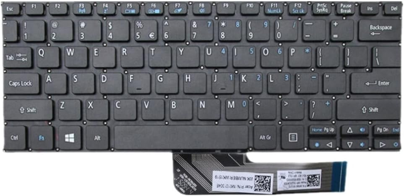 Laptop Keyboard for ACER for Aspire Switch SW5-015 Colour Black US United States Edition