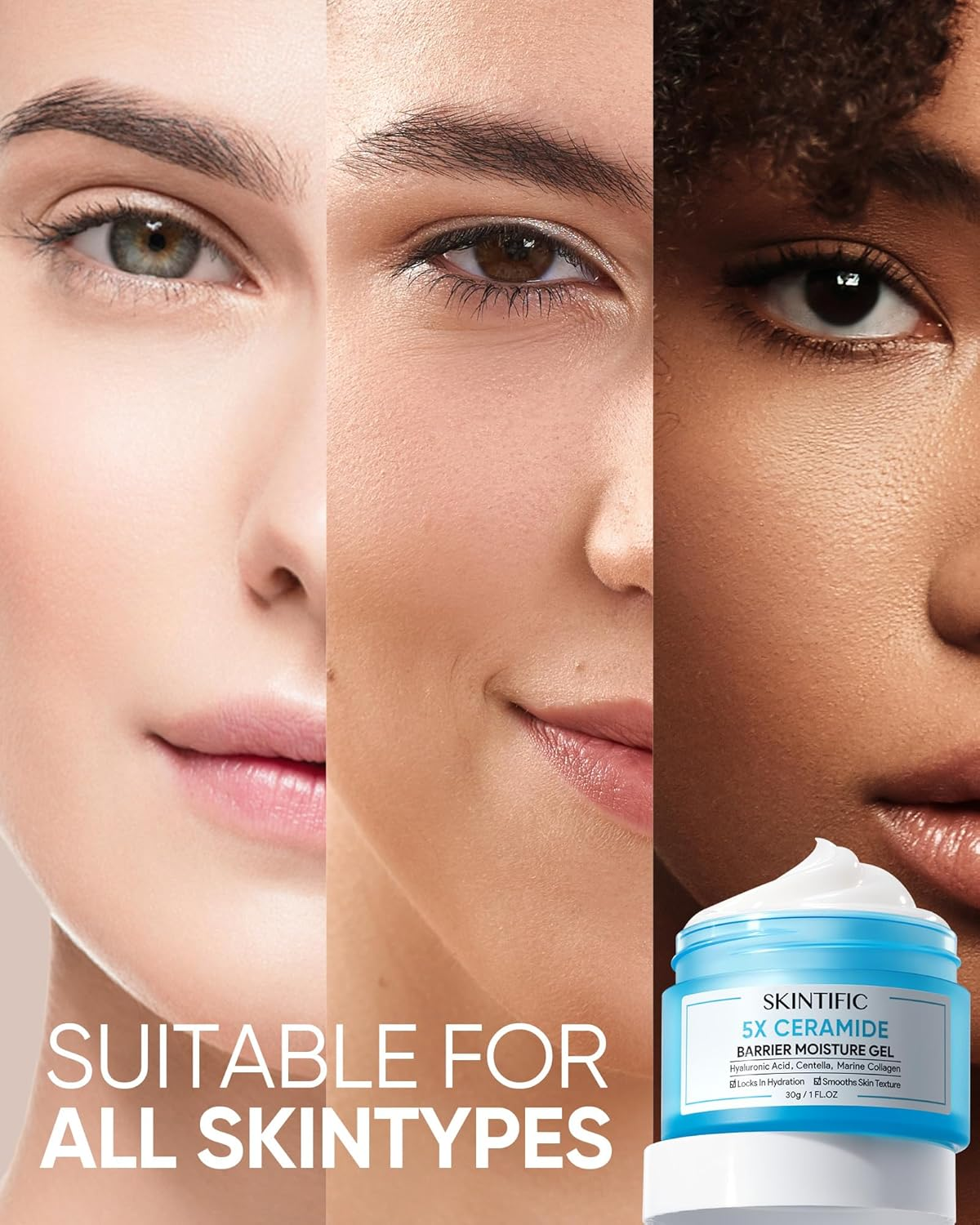 Skintific 5X Ceramide Barrier Moisture Gel 30Gr image number 4