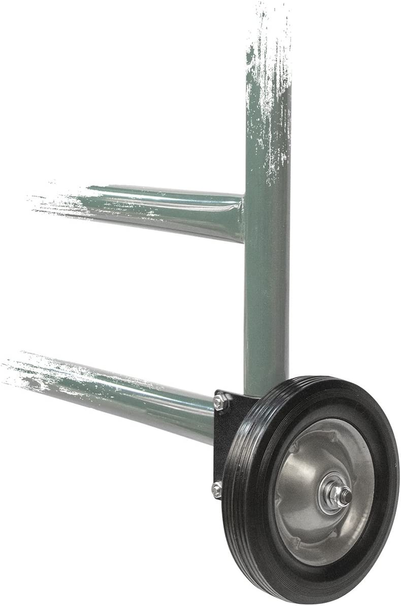 Koch 4076213 8" Gate Wheel Pack of 1, Farm Gate Wheel for Tube Fence, 1-5/8" Thru 2" Gate Frames, Prevents Gate Dragging, Black