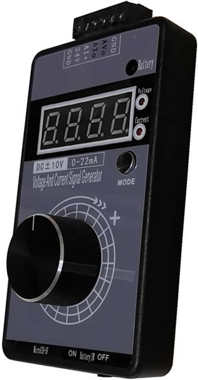 Adjustable Signal Generator 0-20MA 4-20MA Handheld Value Adjusting Multifunctional Adjustable Panel Portable DC 0-10V