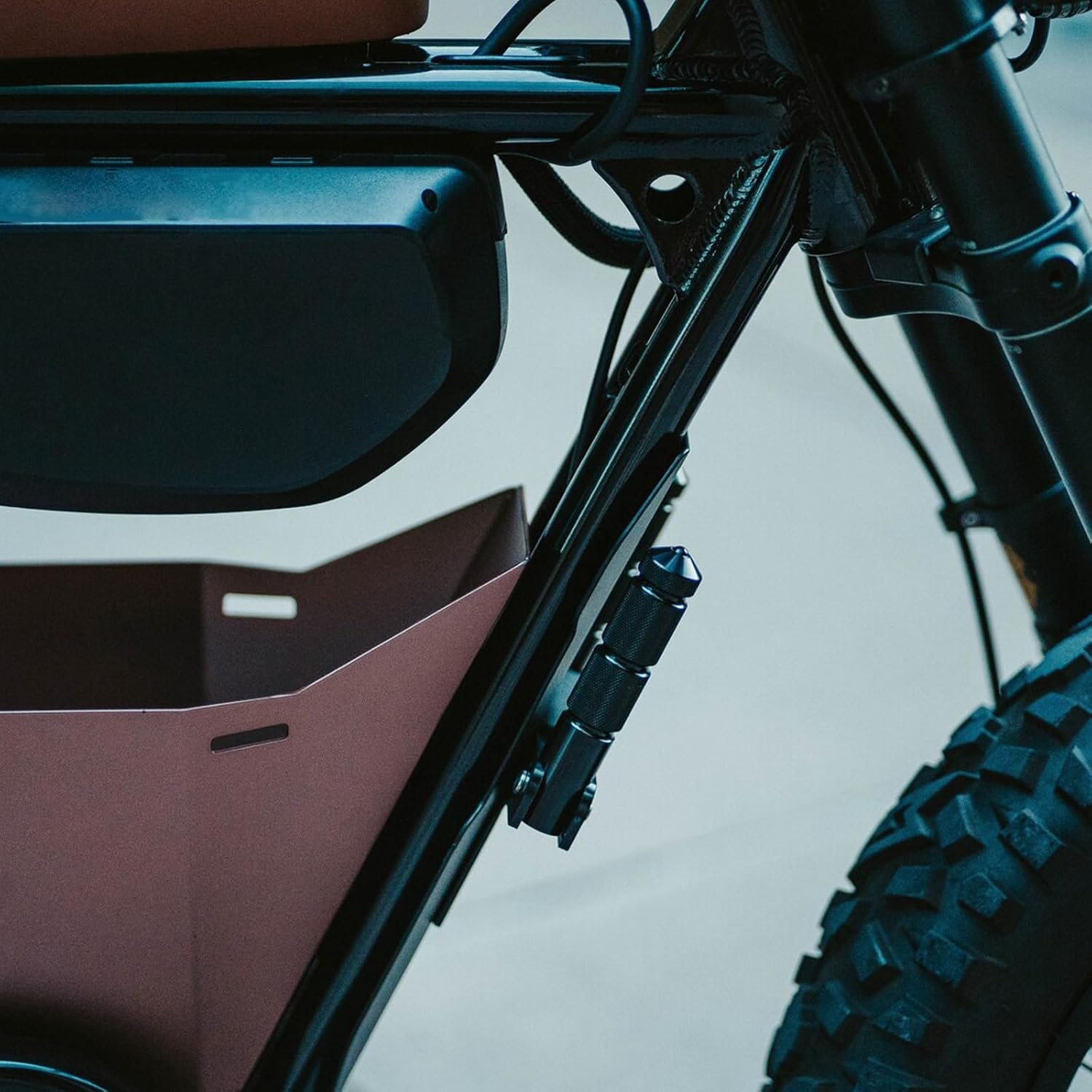 For Super73 E-Bike Foot Pegs - Folding Front Footrests with Anti-Skid Design Compatible with Super 73 S1 S2 RX Models image number 6