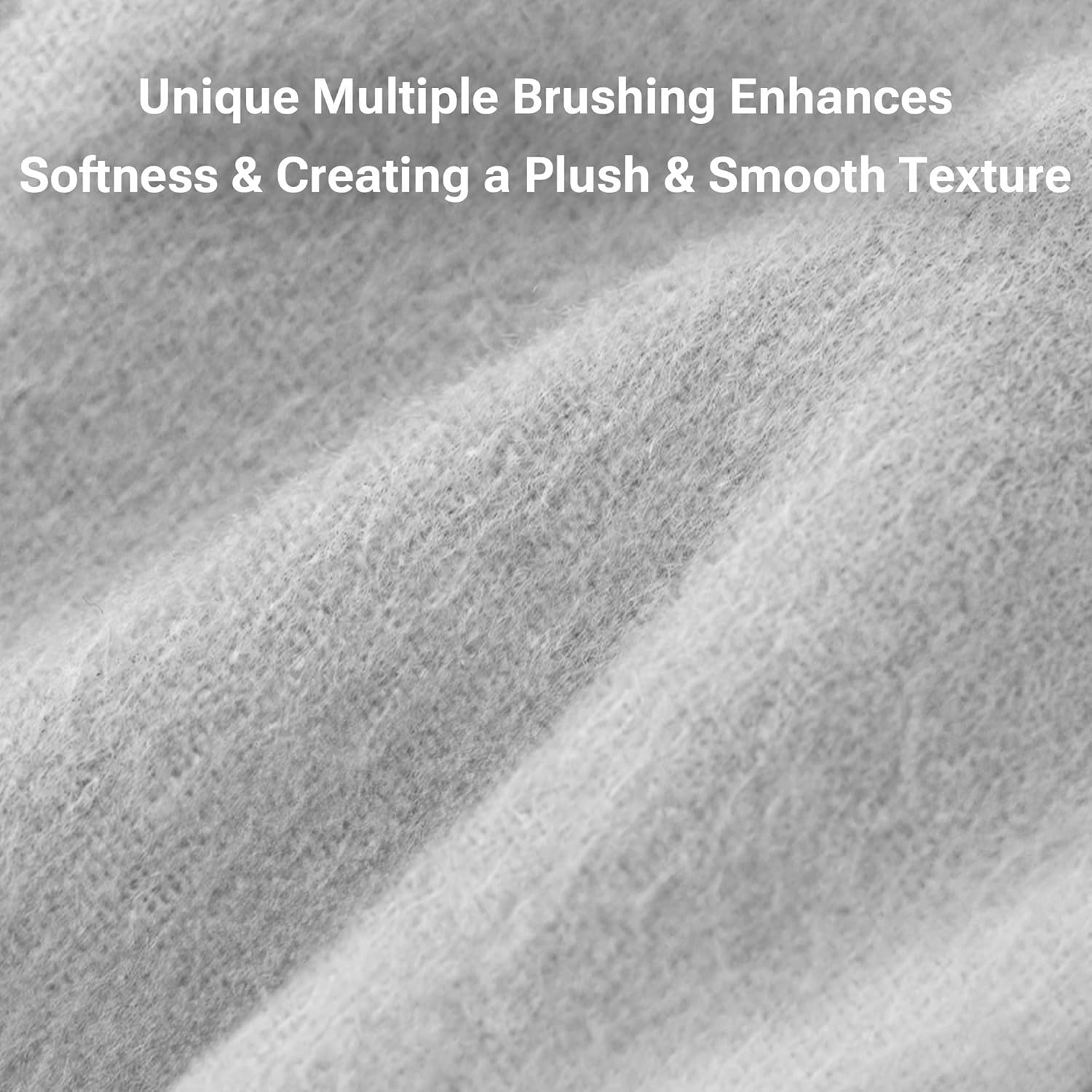 True North by Sleep Philosophy Cozy Flannel Warm 100% Cotton Sheet - Novelty Print Animals Stars Cute Ultra Soft Cold Weather Bedding Set, Queen, Bear 4 Piece image number 3