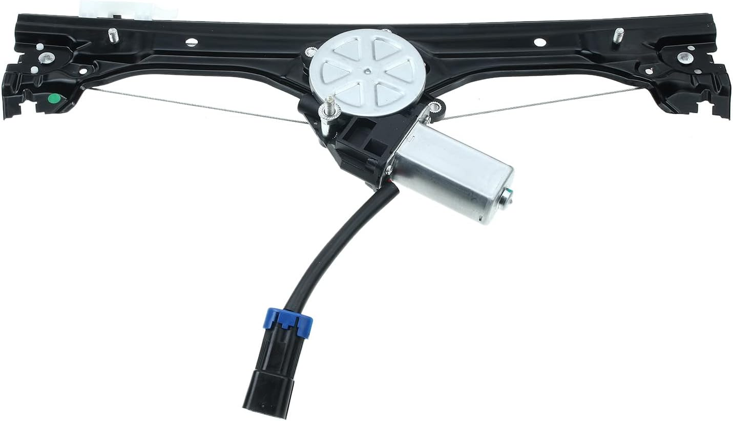 Frankberg Window Regulator with Motor Front Left Compatible with 500 2007 Present 500 C 2009 Today 500/595/695 2008 Today 500C 595C 695C 2009 Today Replace# 6807026 7AD image number 2
