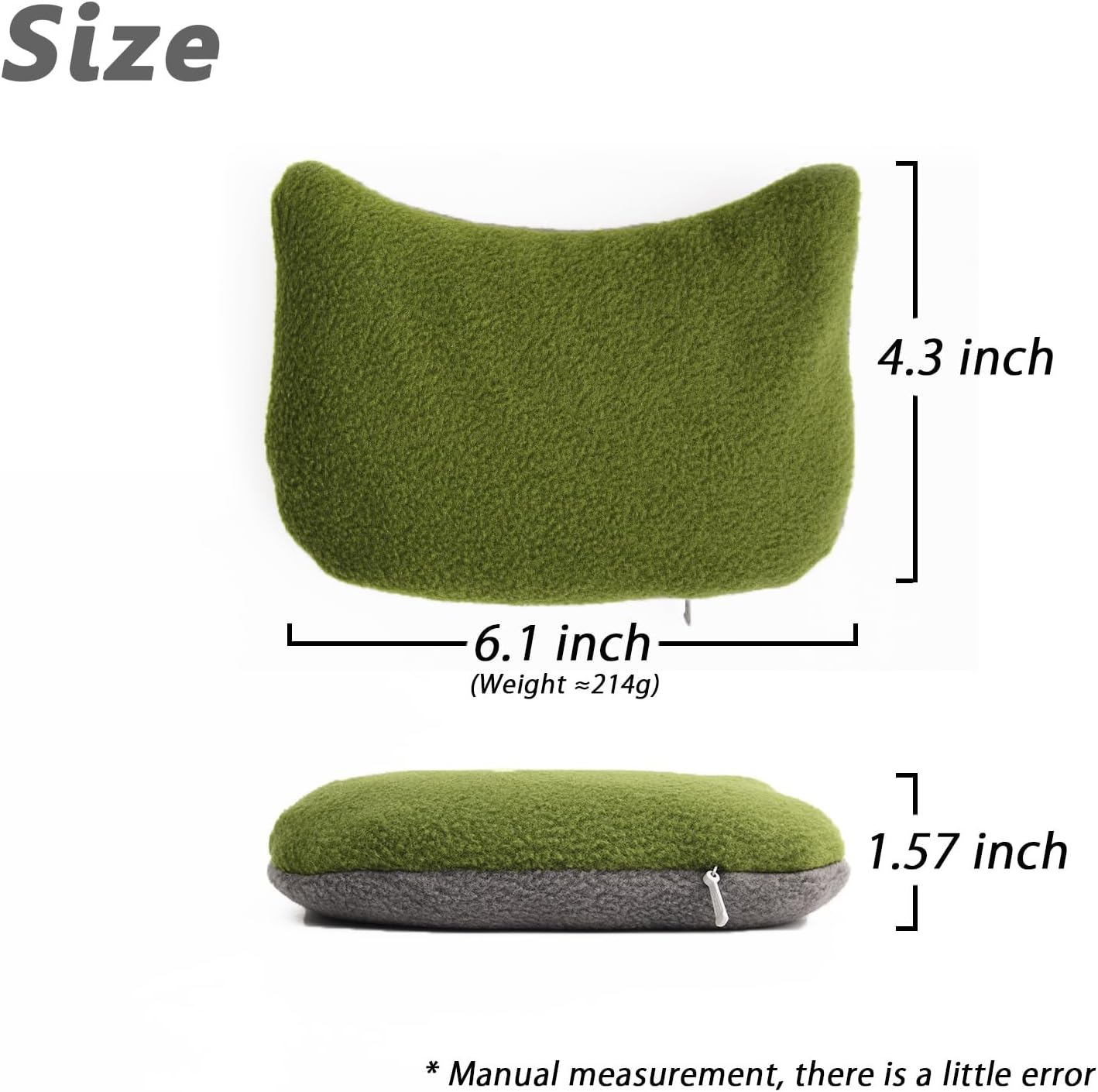 Large Ergonomic Mouse Wrist Rest Bean Bag, Ergobeads Mouse Pad Wrist Support for Computer, Laptop, PC Gaming, Home Office Work, Easy Typing Wrist Pain Relief (Green) image number 4