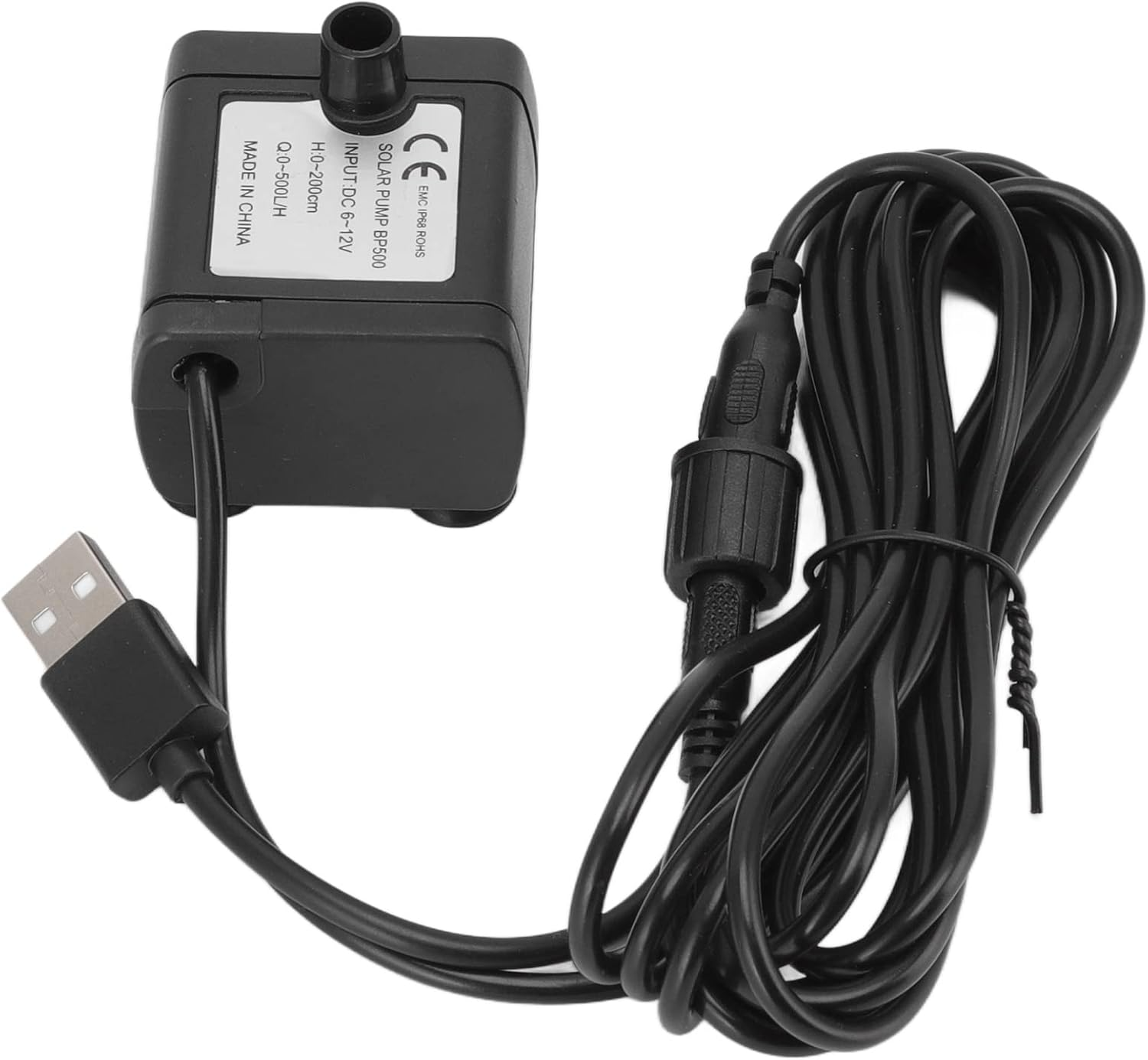 Miniature Water Pump DC6-12V 0-200Cm Head Easy Installation Fountain Pump Fish Tanks Aquariums Decorative USB Micro Hydroponics