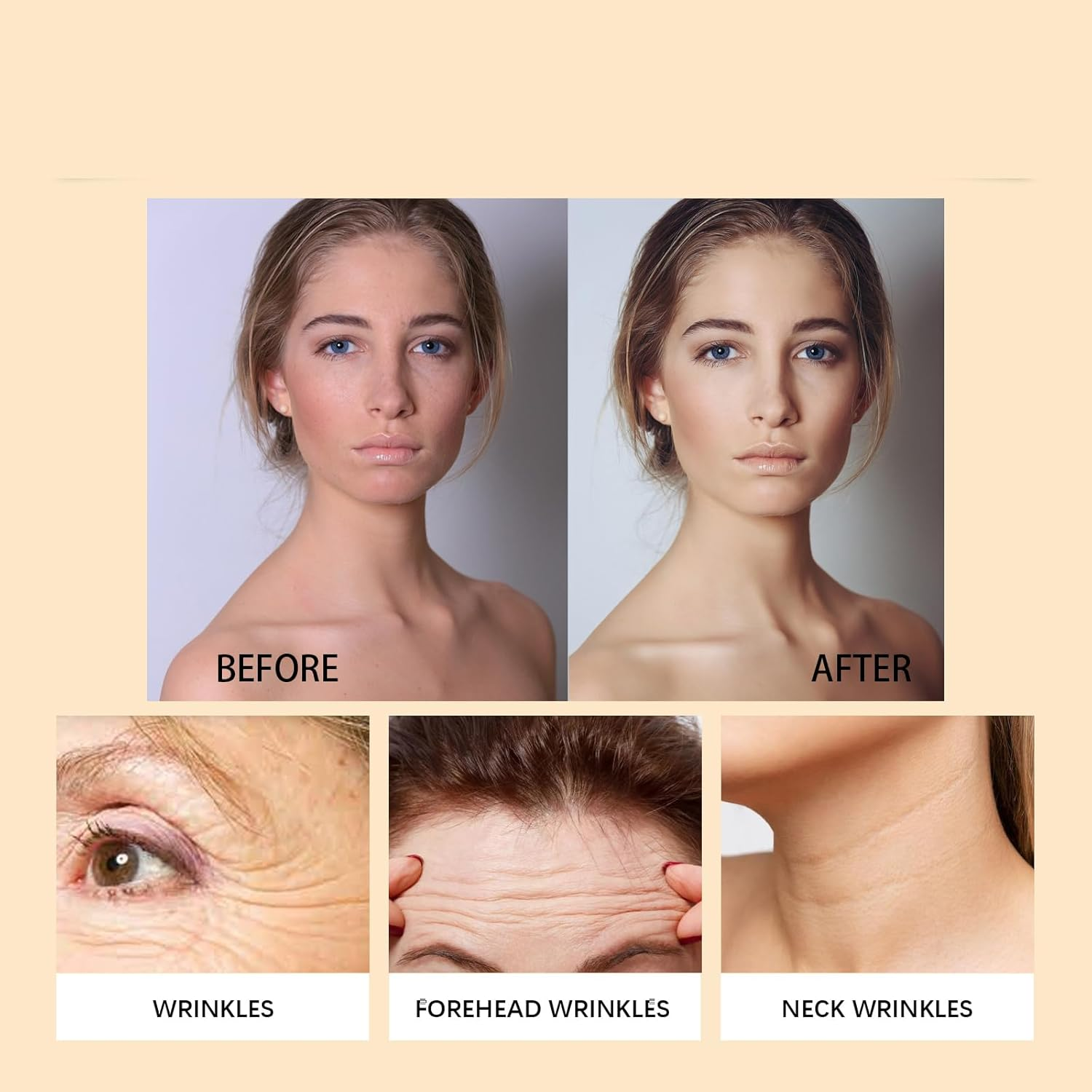 Japanese Vitamin C Tone-Up Cream, Multi-Vc Brightening Moisturiser, Lightweight Makeup Base with Hydrating Concealer, for All Skin Types, Daily Use, Natural Glow (1Pcs) image number 2