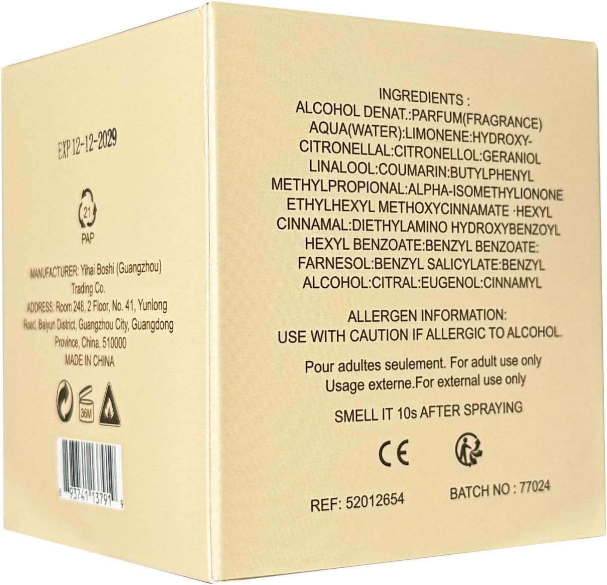 WK JALY Women Eau De Parfum Vaporisateure Natural Spray, with Notes of Violet, Orange Blossom, Musk, Cedar, Amber, Sandalwood, 100Ml image number 3