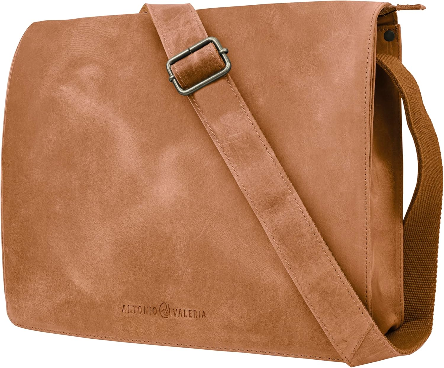 Antonio Valeria Albert Premium Leather Messenger Bag for Men