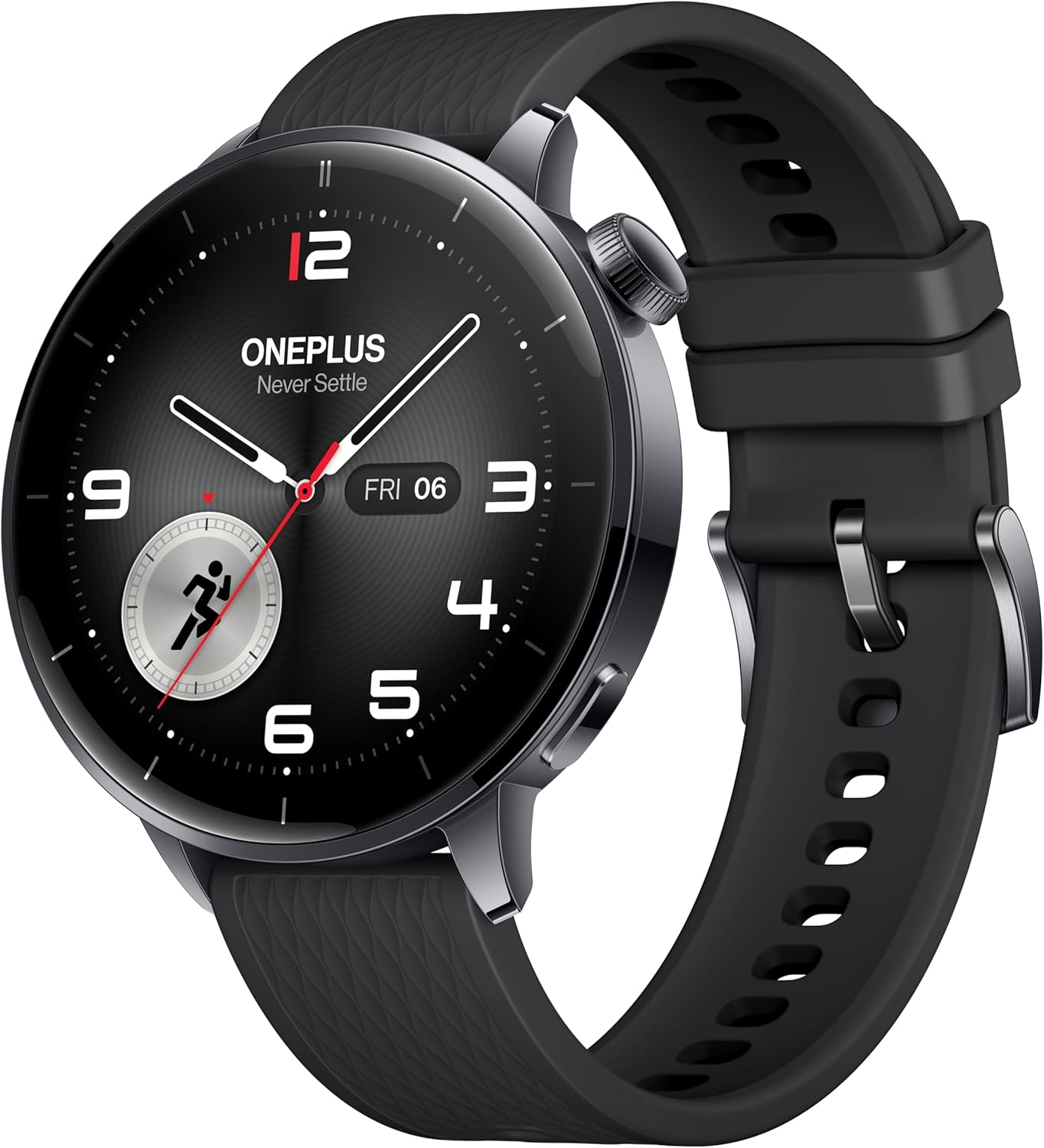 Oneplus Watch 3 43Mm Black Steel, Wearos, Black Steel, 32GB Storage, 60H Battery Life, Bluetooth, GPS Navigation, round Face, 1.32-Inch Display image number 4