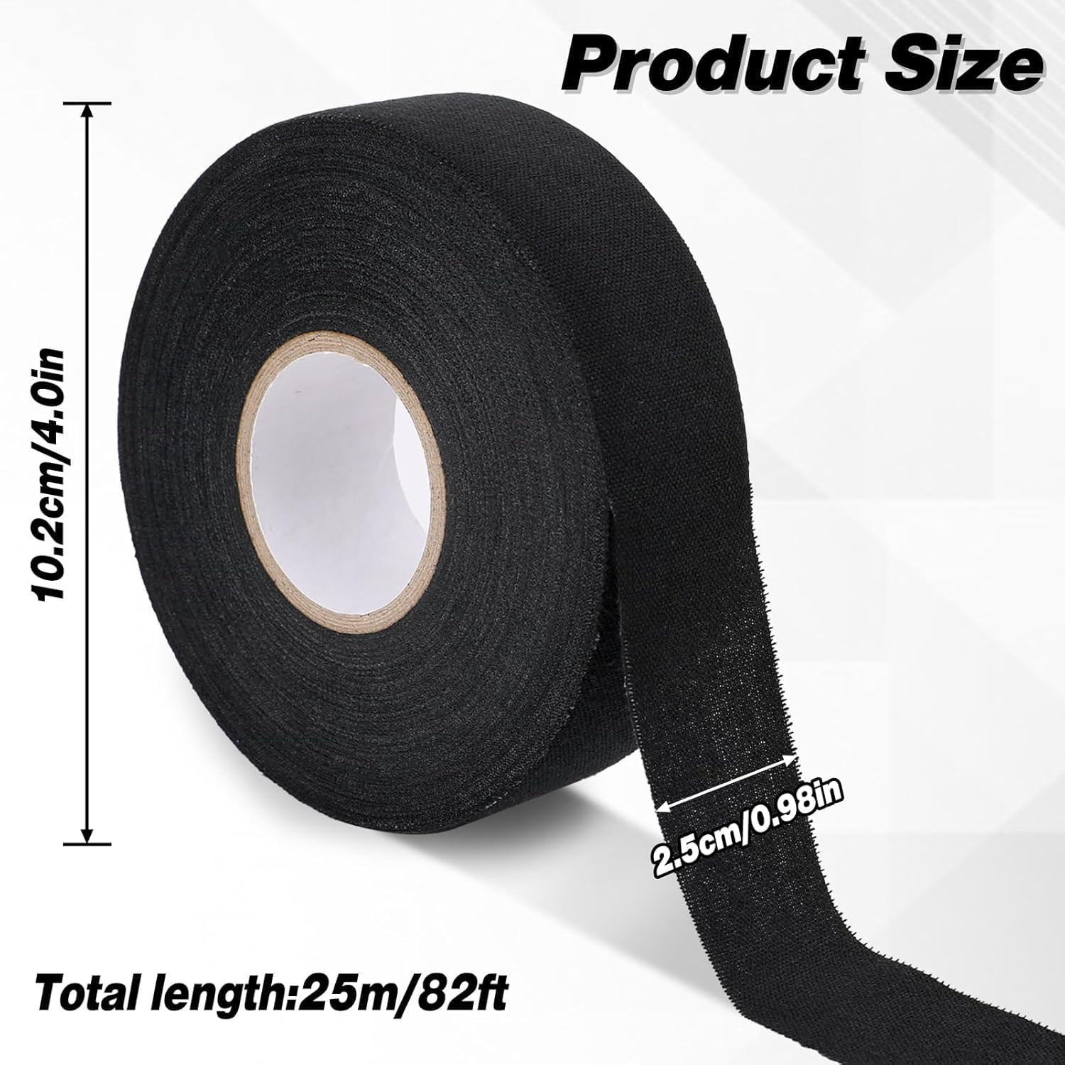 Anti-Slip Hockey Sticks Tape, 2Roll Sports Ice Hockey Grip Wrap Tapes,Non-Slip Ice Hockey Racket Tape,Non-Slip Grip Tapes Sports Tapes Ice Hockey Grip Tape, Black image number 2