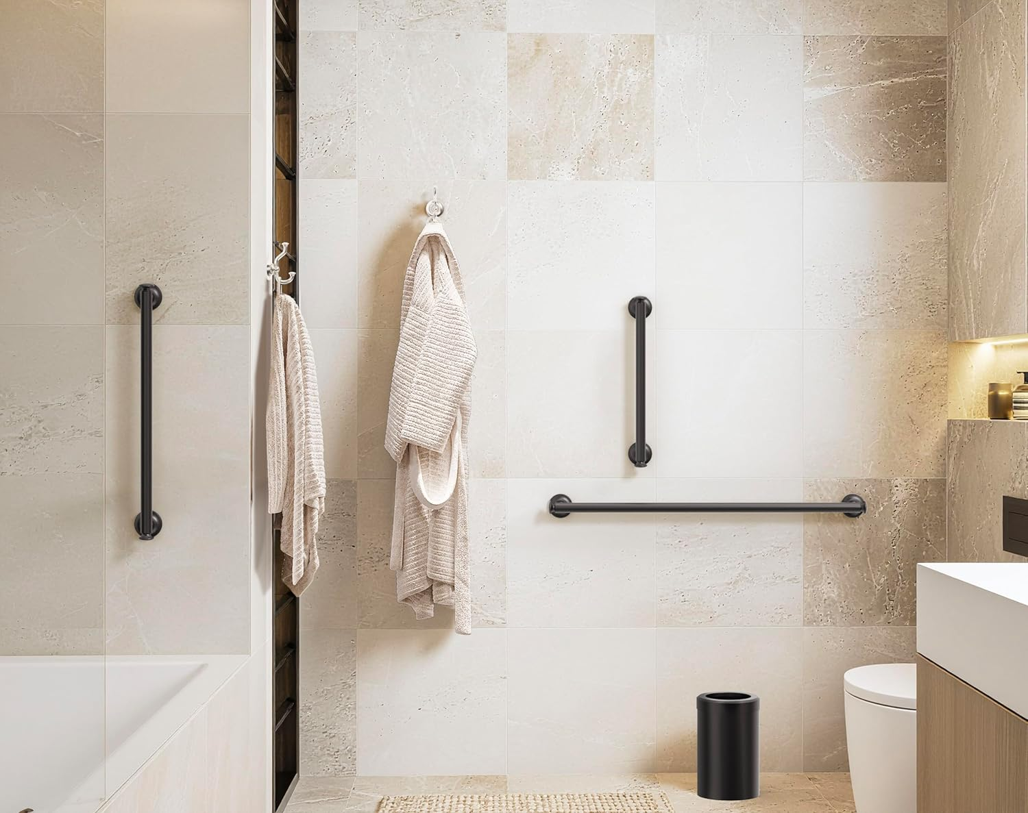 Gatco 4125 Tavern Twin Robe Hook, Polished Nickel image number 4