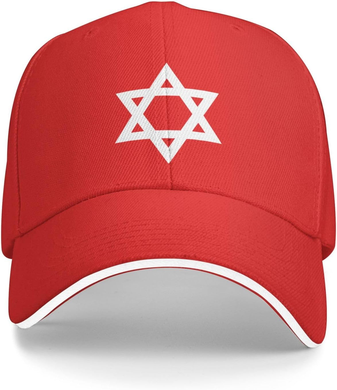 Star of David Hat Star of David Baseball Cap Israel Hat for Women Men Trucker Hat Dad Hat Adjustable Hat image number 4