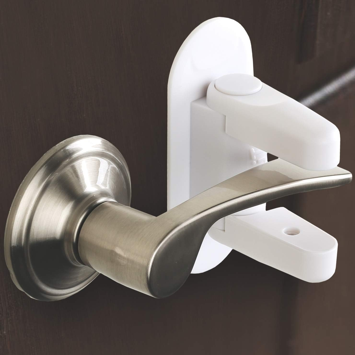 2 Pack Door Lever Lock, Child Proof Doors & Handles, Adhesives - Child Safety by Joybub