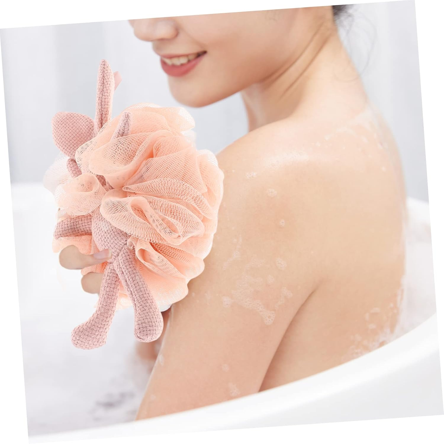 SOESFOUFU Adorable Rabbit Bath Ball Hotel Rabbit Bathing Balls Portable Bathing Accessory Random Color image number 1