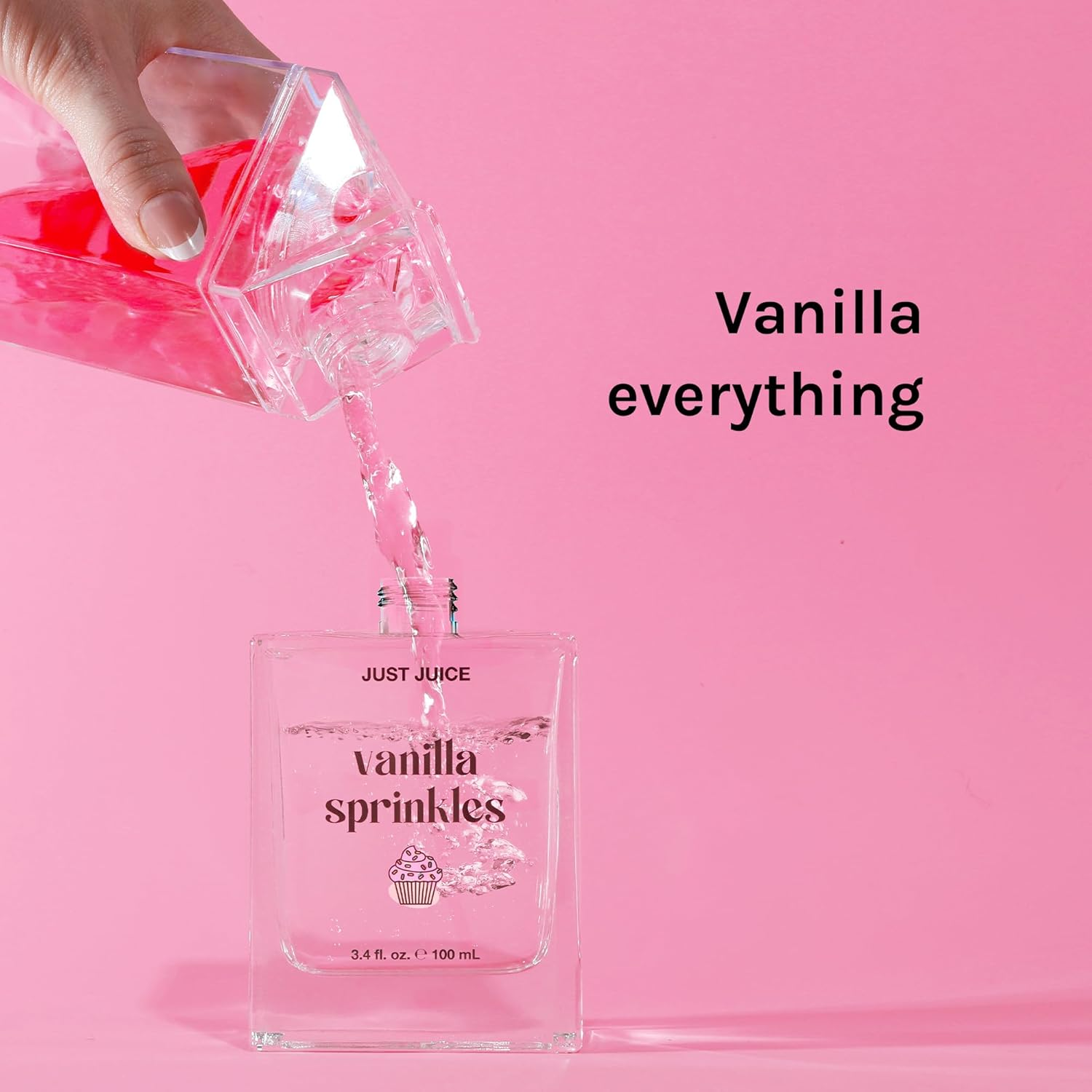Just Juice Vanilla Sprinkles - Vanilla Perfume for Women and Men - Gourmand Mini Travel Perfume with Whipped Cream Notes - 10 Ml image number 4