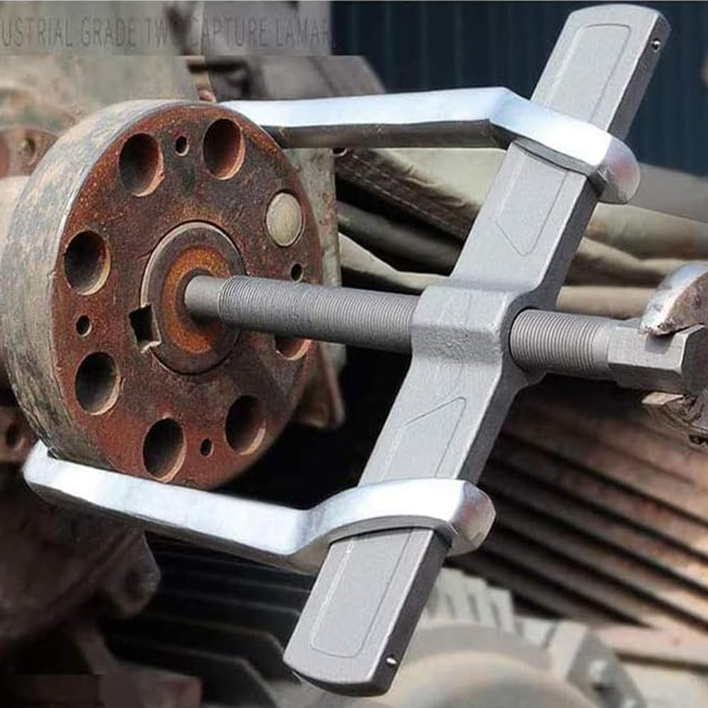 MANNIFEN 2-Jaw Gear Puller, 2 Claw Gears Puller for Removal of Pulley Flywheel Bearing, Puller Tool Separate Lifting Device（10 Inch ） image number 3