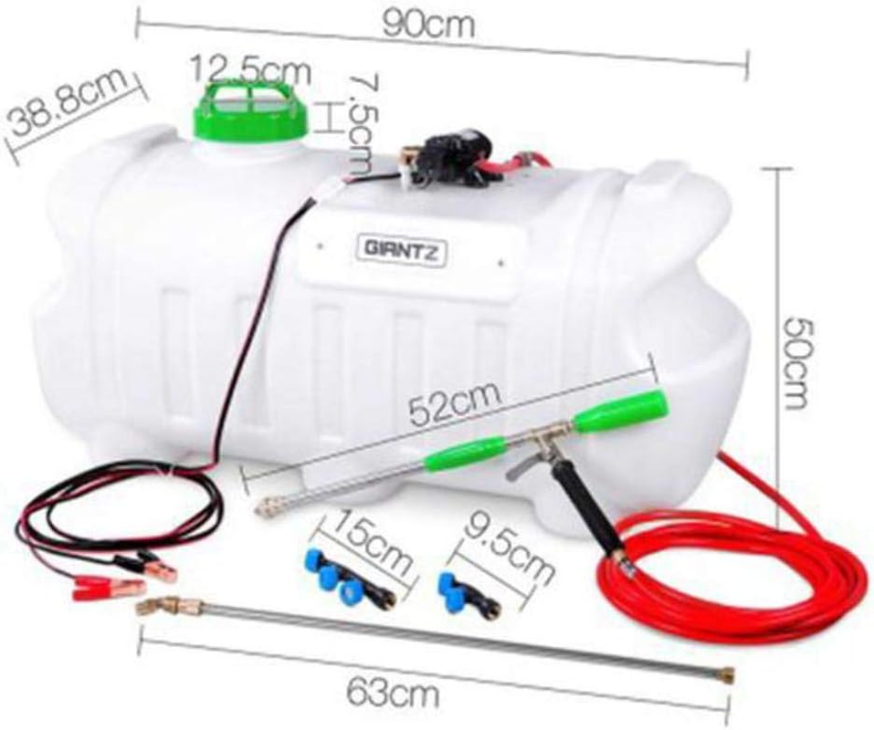 Giantz Weed Sprayer 100L Garden Weeds Killer Spot Sprayers Pump Pressure Lawn Plants Mist Boom Spray Tank, Farm Agricultural Equipment, 80PSI Diaphragm Pumps with 1.5M Booms 4 Nozzles and 6M Hose image number 2