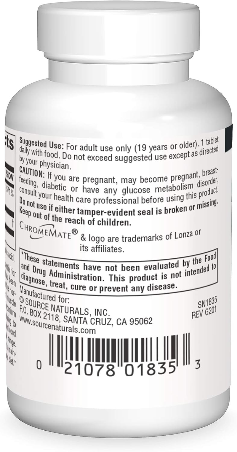 Source Naturals Vanadium with Chromium, 90-Count image number 2