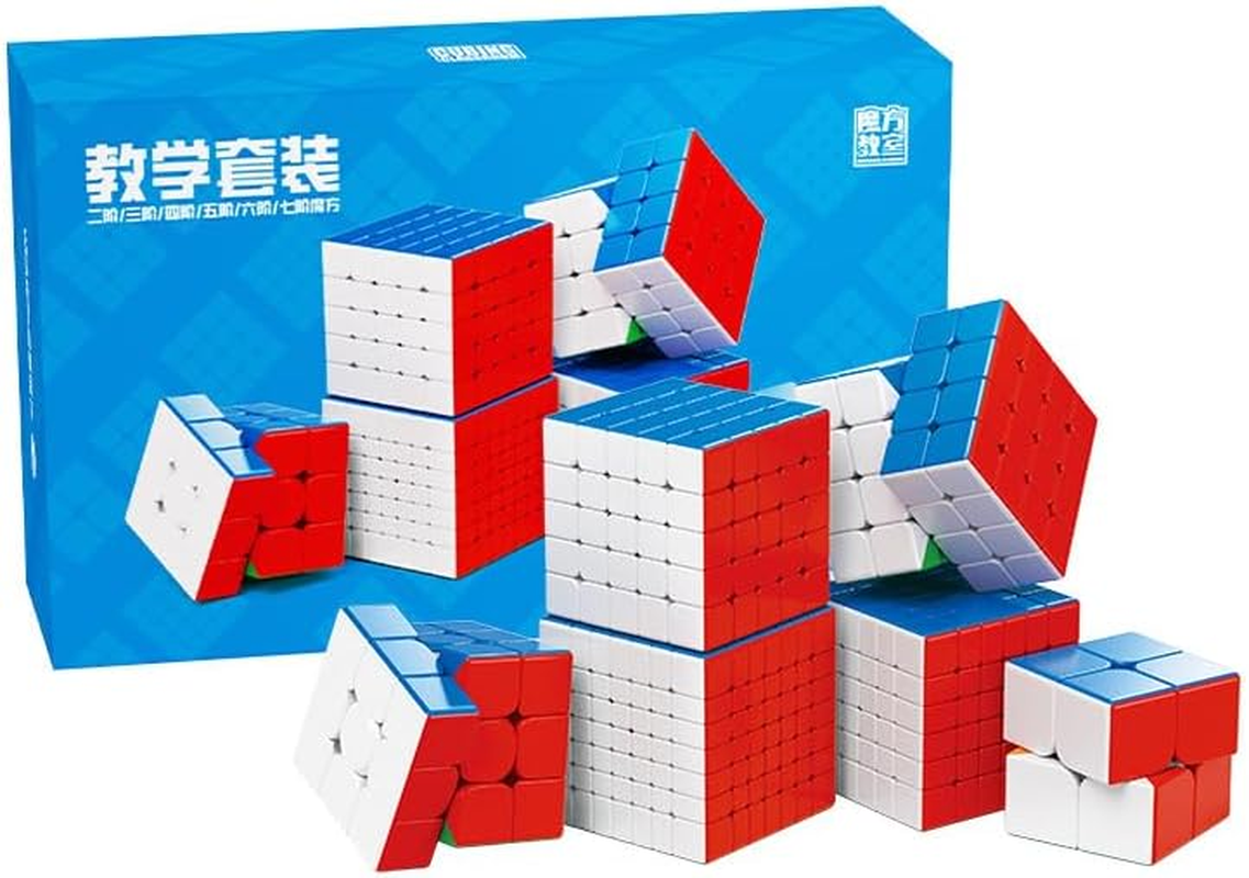 Cuberspeed Moyu MFJS WCA Speed Cube Gift Box Magic Cube Bundle Collection Cube Toys for Kids & Adults (MFJS WCA 2-7 Set) image number 3