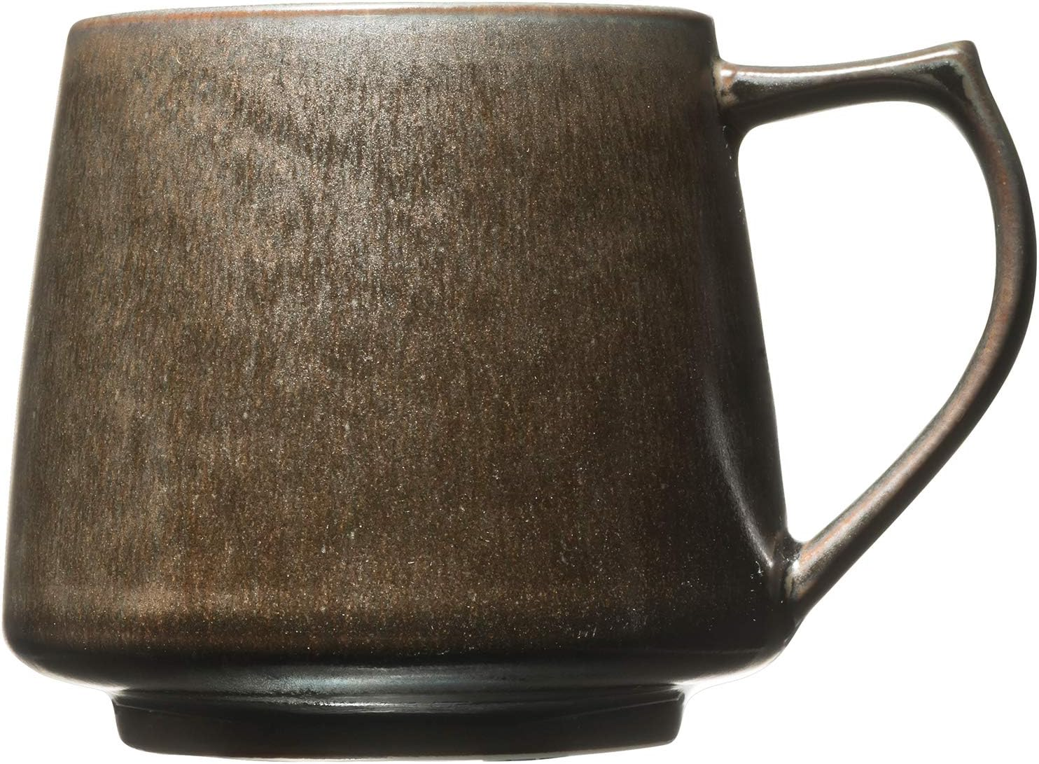 Cores C811BK Mug, Black, 11.8 Fl Oz (320 Ml), Made in Japan, Microwave, Dishwasher Safe, Delicate Made image number 2