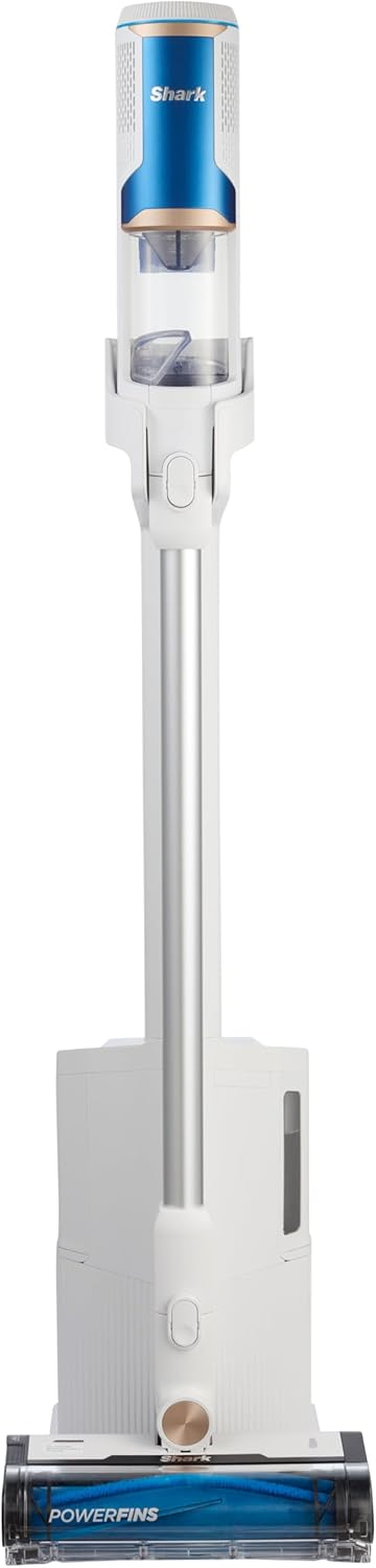 Shark Clean & Empty Cordless Stick Vacuum & Auto Empty System, Portable Multi Surface Hard Floor & Carpet Cleaner, BU3521ANZ, White & Navy image number 1