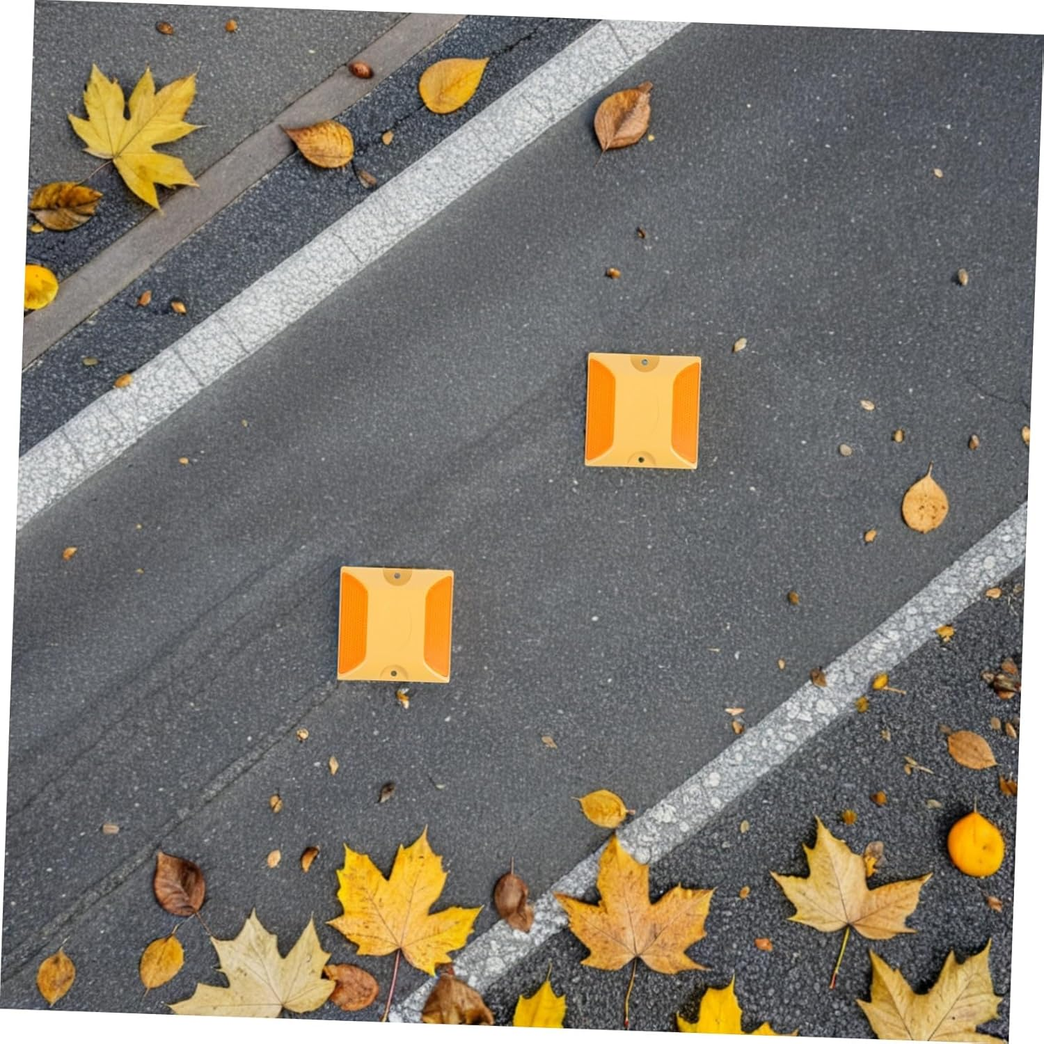 12Pcs Reflective Driveway Markers Heavy-Duty Abs Pavement Studs for Sidewalks and Freeways Crack-Resistant Road Reflectors Easy Installation for Driveways image number 5