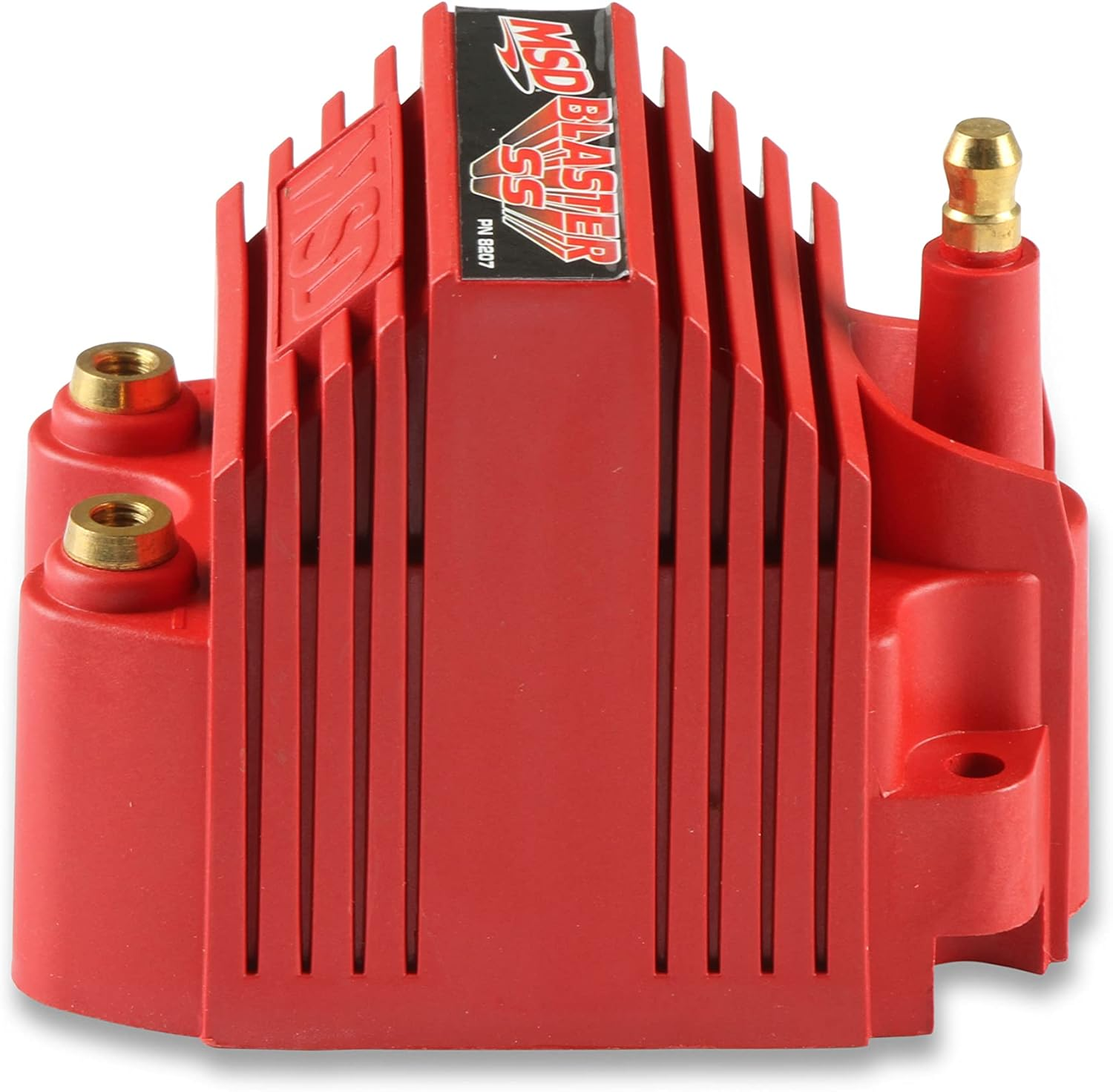 MSD Ignition Coil, Blaster SS, E-Core, Square, Epoxy, Red, 40, 000 V, Each image number 5