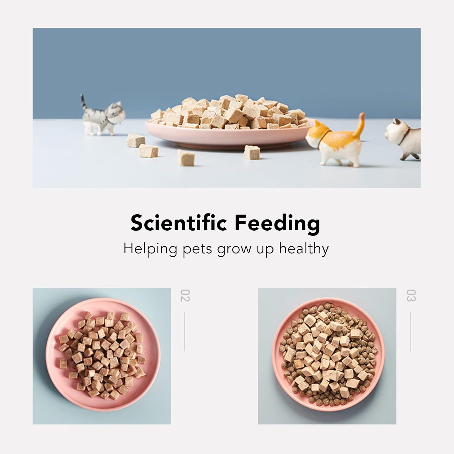 Dogs Freeze Dried Snacks, Freeze Dried Duck Pieces High Protein Healthy Freeze Dried Meat Treat, Pet Munchies Dog Food Nutritious Easy Digestion for Dogs Cats 1.2Oz