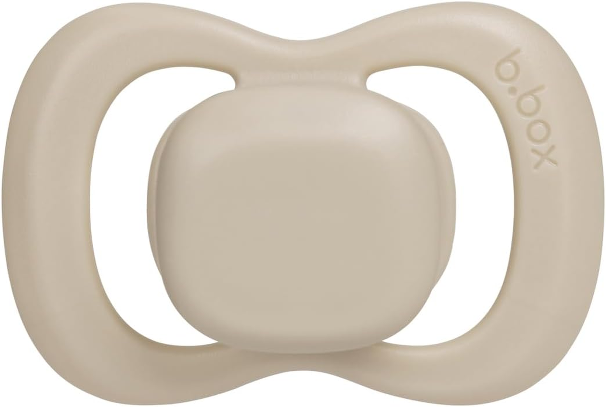 B.Box Latex Pacifier Twin Pack, Vanilla/Latte, Size 2