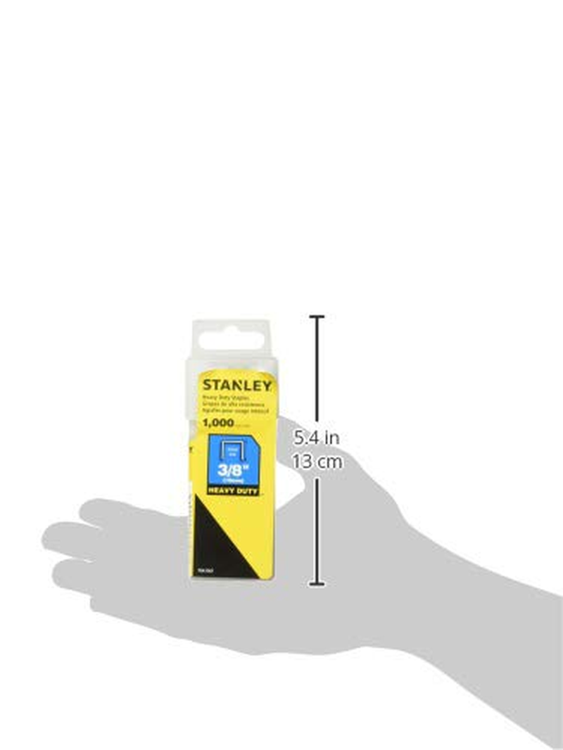 Stanley Sharpshooter Staples, 3/8 Inch Leg Length, 1000/Box (TRA706T) image number 2