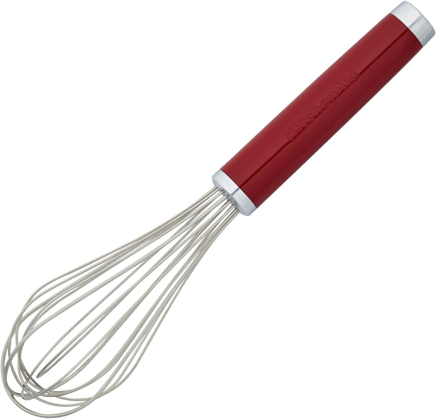 Kitchenaid Classic Whisk Empire Red - 27Cm Stainless Steel with Gloss Black Handle and Satin Chrome Accents | Ideal for Whipping, Beating Eggs, and Mixing | Suitable for Both Dry & Liquid Ingredients image number 7