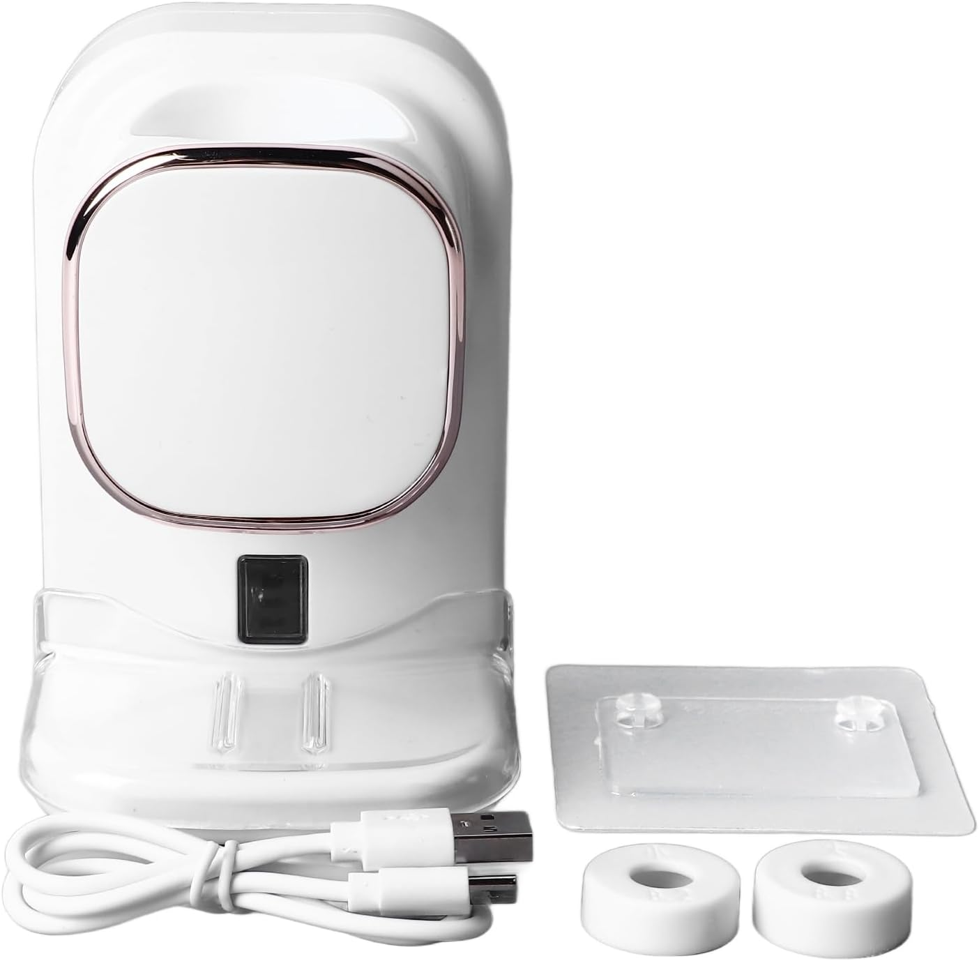 Wall Mounted Electric Toothpaste Dispenser for Kids and Adults, Automatic Toothpaste Dispenser, Electric Toothpaste Squeezer Remover for Bathroom (White) image number 1