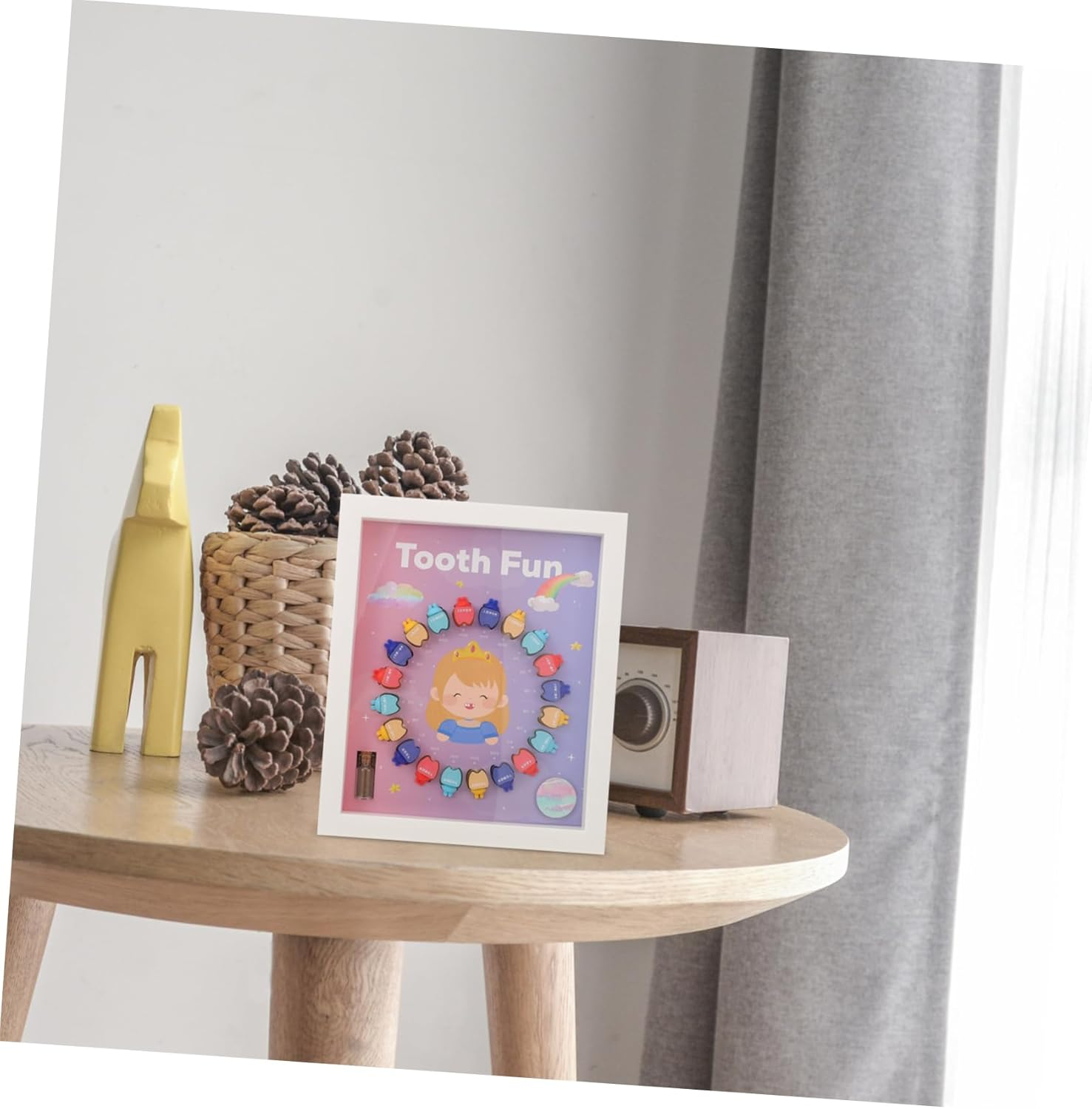 1Set First Tooth Keepsake Box for Boys and Girls Charming Boy Girl'S Tooth Holder Spacious Storage Safe Material for Collection And image number 1