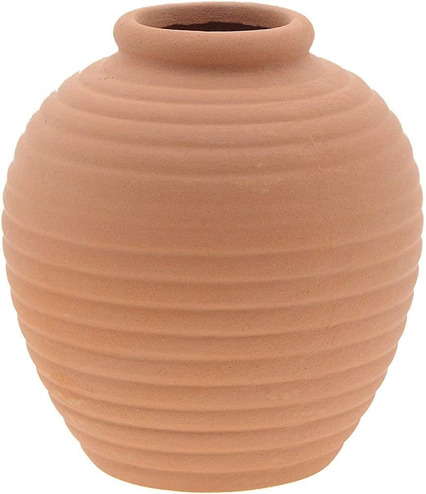 Saim Ceramic Jar Aquarium Decorations Fish Tank Cave Breeding Cones Cave Fish Tank Ornaments for Betta Fish Amano Shrimp Cichlid Bonsai to Play Hide and Rest Yellow