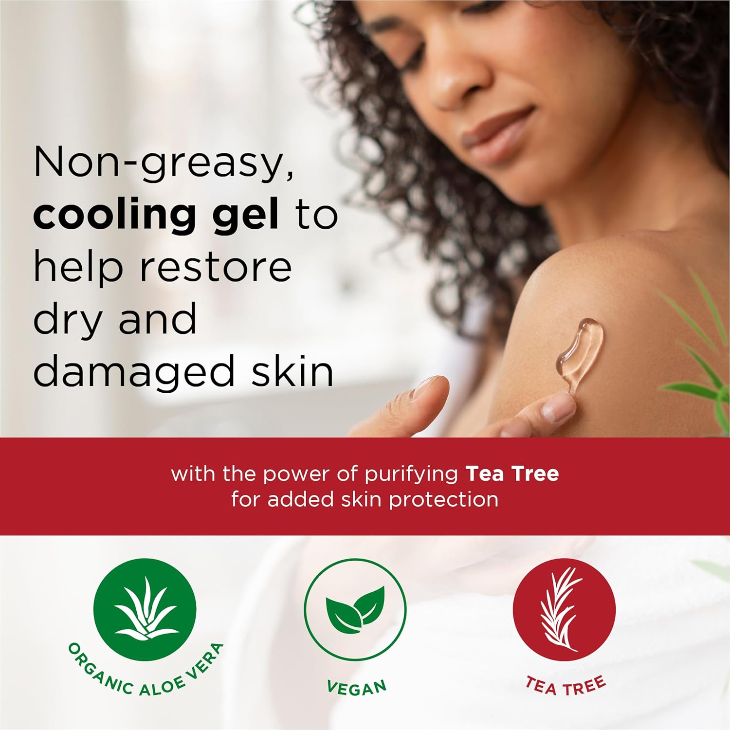 Ransom Aloe Pura Aloe Vera Gel with Tea Tree Oil 200Ml - 6.76 Fl Oz (Pack Of 1), Tea Tree image number 4