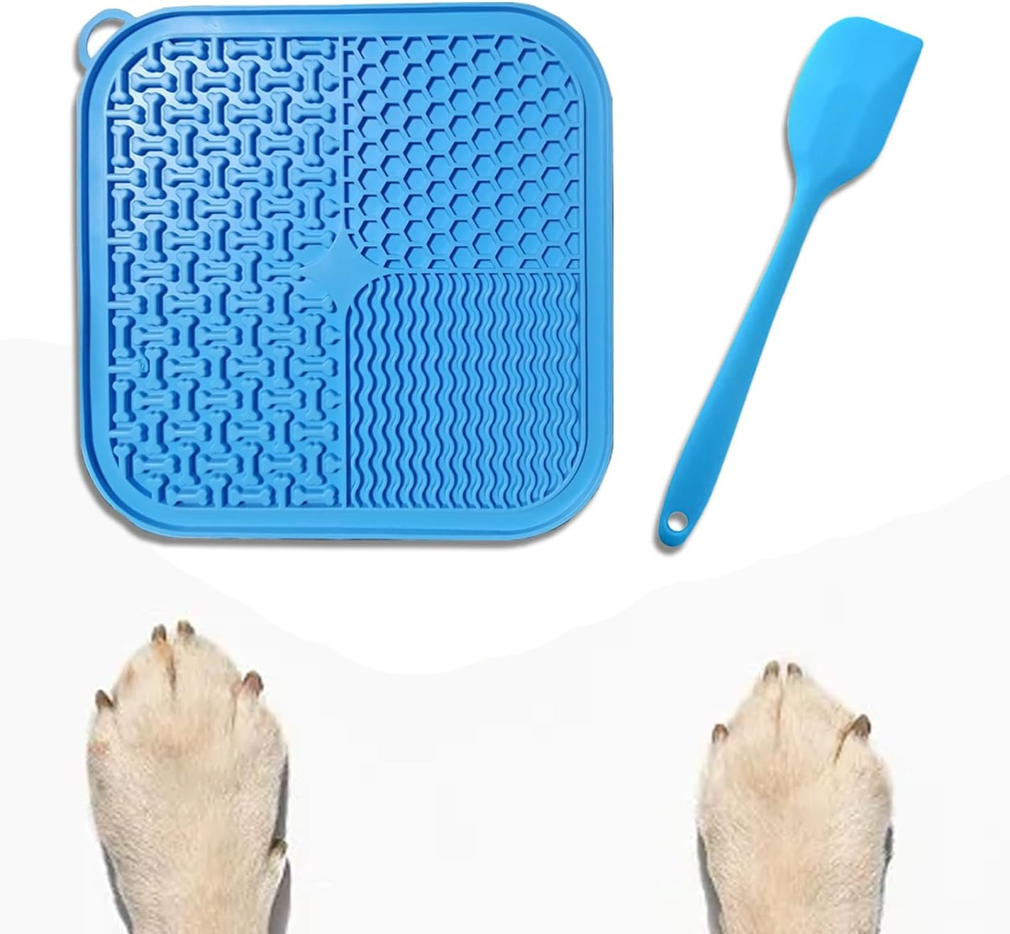 Dog Lick Mat Pad Boredom Buster Slow Feeder Bath Grooming Helper Silicone image number 2